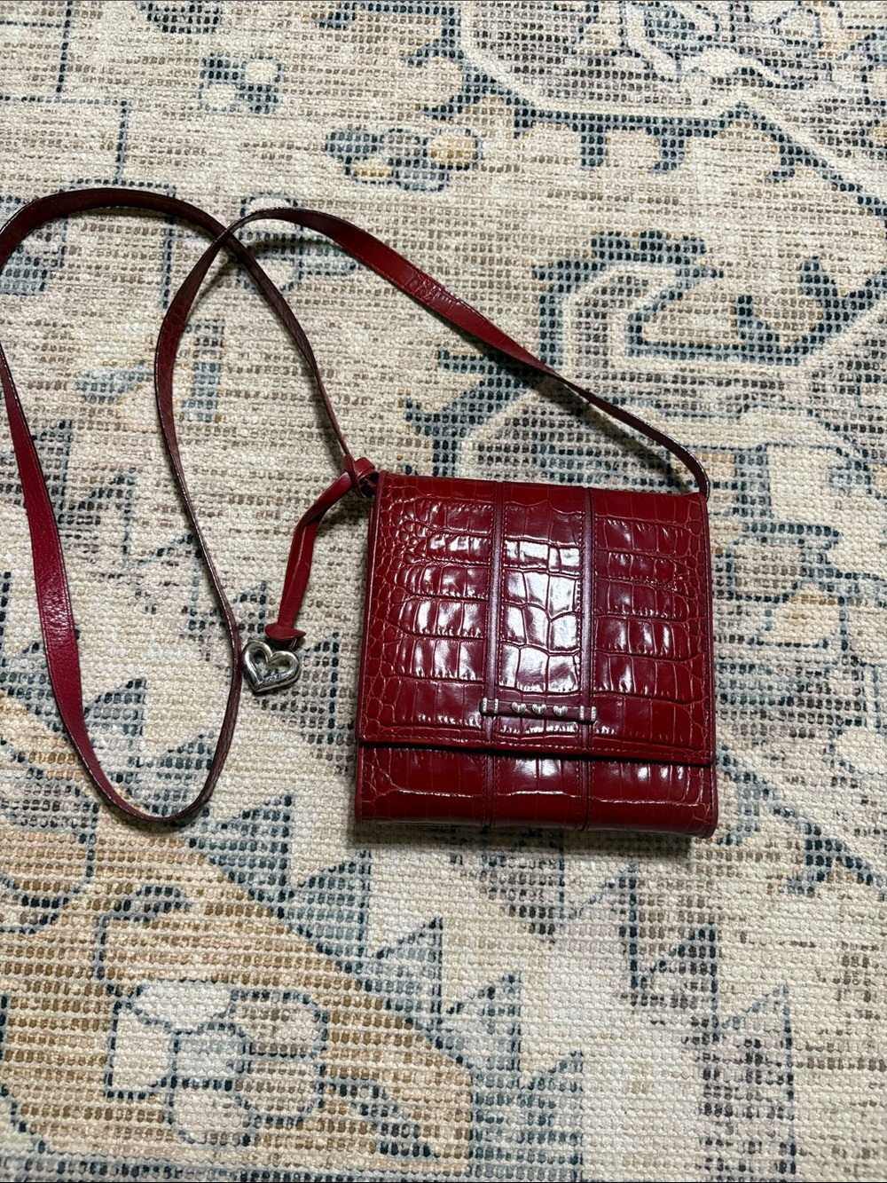 Brighton croc crossbody.
